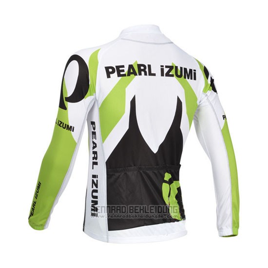 2013 Fahrradbekleidung Pearl Izumi Wei und Grun Trikot Langarm und Tragerhose - zum Schließen ins Bild klicken